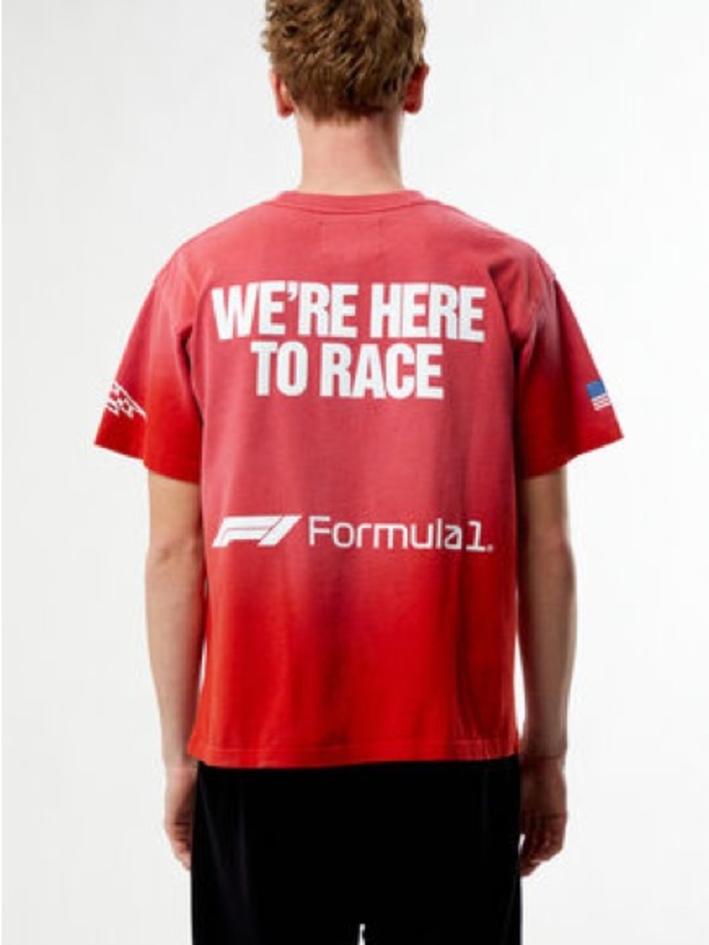 PacSun Red Formula 1 'We're Here to Race' Graphic Tee